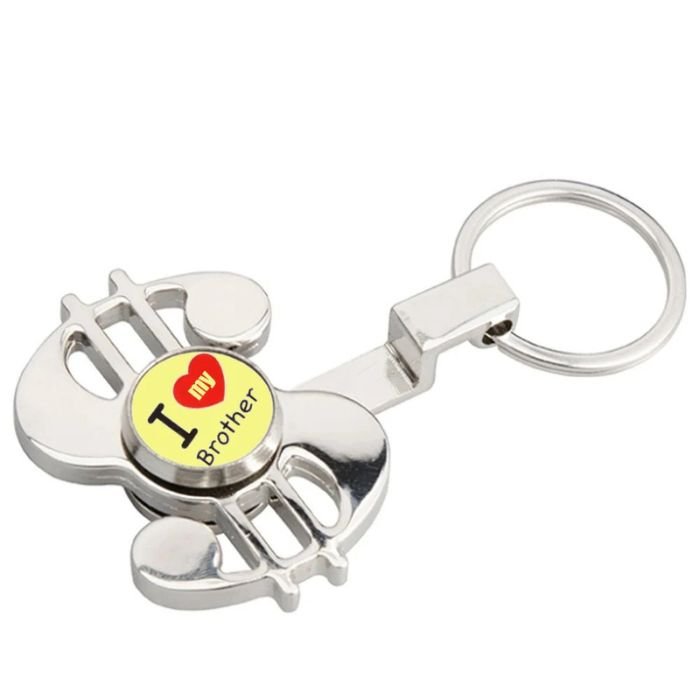 Breloc Metalic cu Spinner Personalizat - Atelier Magic