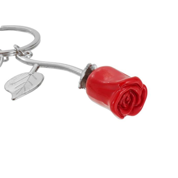 Breloc metalic Trandafir personalizat - Atelier Magic