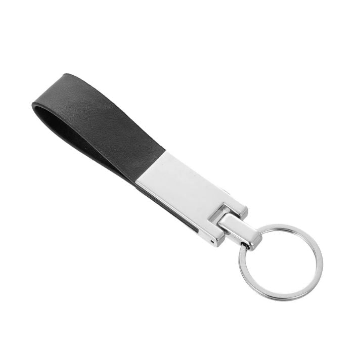 Breloc Personalizat din Piele și Metal – Elegant - Atelier Magic