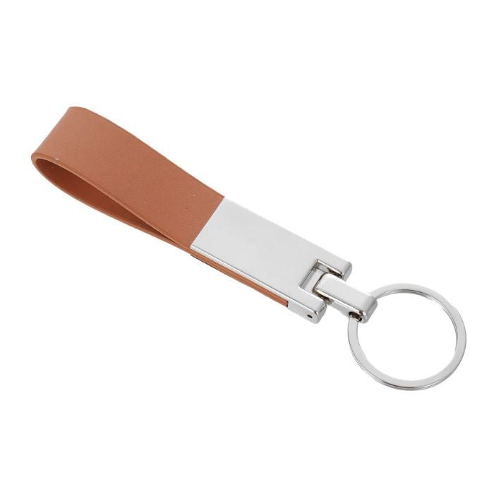Breloc Personalizat din Piele și Metal – Elegant - Atelier Magic