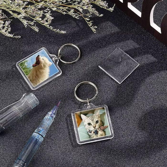 Breloc Plastic cu Inserție Foto - Atelier Magic