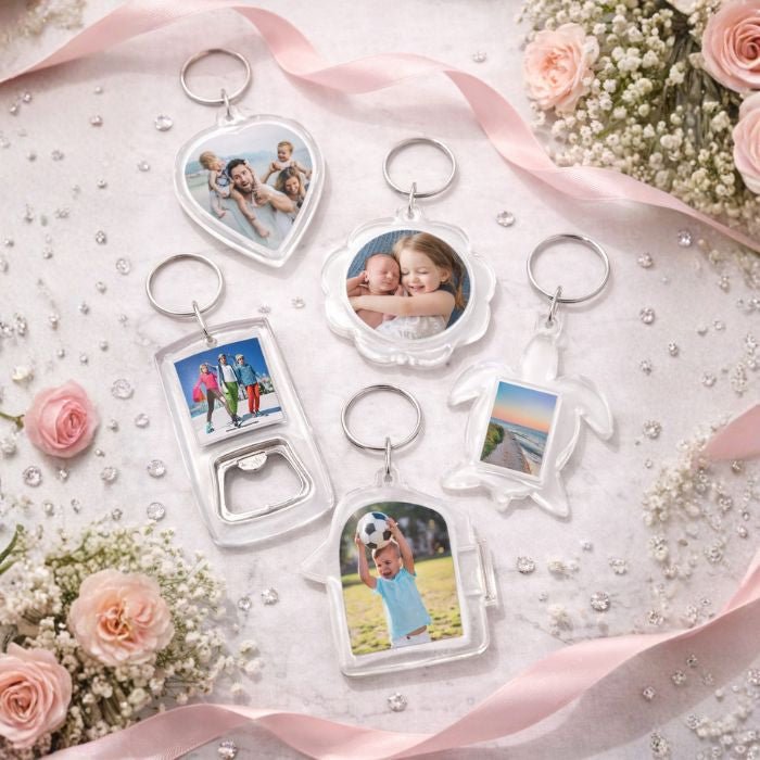 Breloc Plastic cu Inserție Foto - Atelier Magic