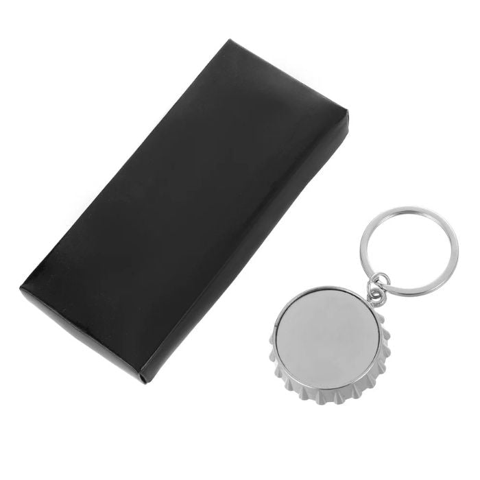 Breloc tip Capac de Bere cu Desfăcător Personalizabil - Atelier Magic