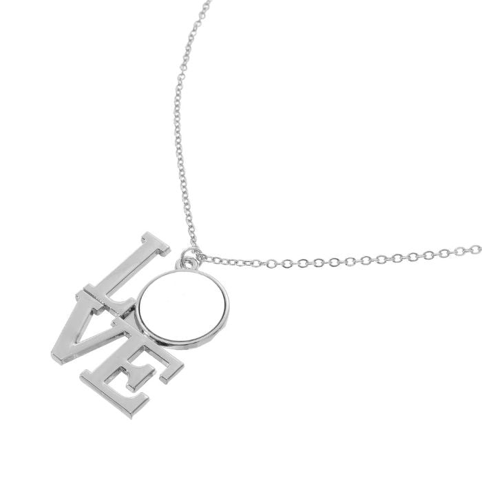 Colier metalic LOVE Personalizabil - Atelier Magic