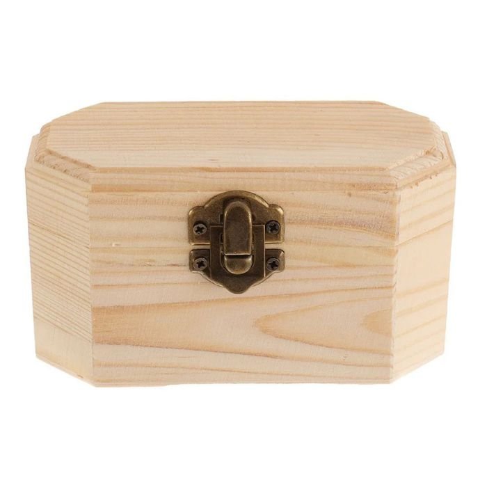 Cutie din lemn CHEST 12x6x6 personalizată - Atelier Magic