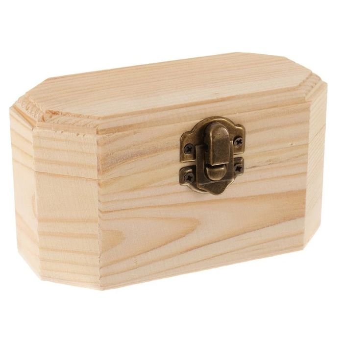 Cutie din lemn CHEST 12x6x6 personalizată - Atelier Magic