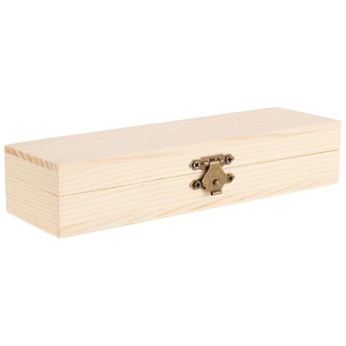 Cutie din lemn dreptunghiulară PEN 18x6x4 personalizată - Atelier Magic
