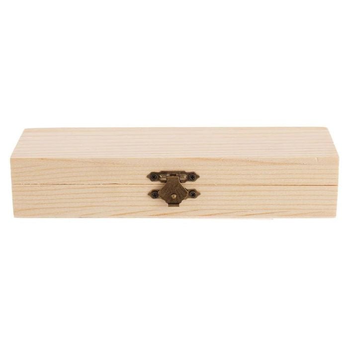 Cutie din lemn dreptunghiulară PEN 18x6x4 personalizată - Atelier Magic