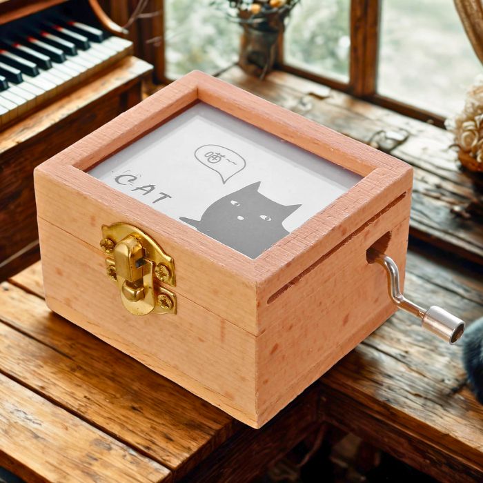 Cutiuță Muzicală din Lemn Personalizabilă - Atelier Magic