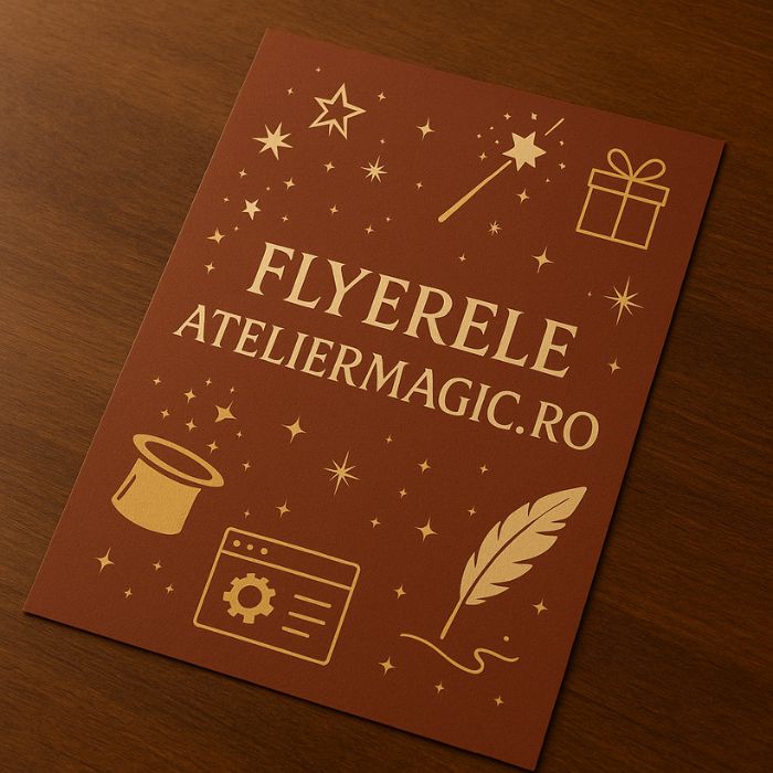Flyere Personalizate - Promovează - ți Mesajul cu Impact - Atelier Magic