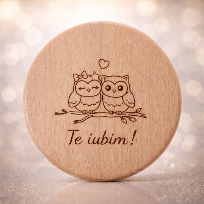 Magnet Frigider din Lemn Personalizabil - Atelier Magic