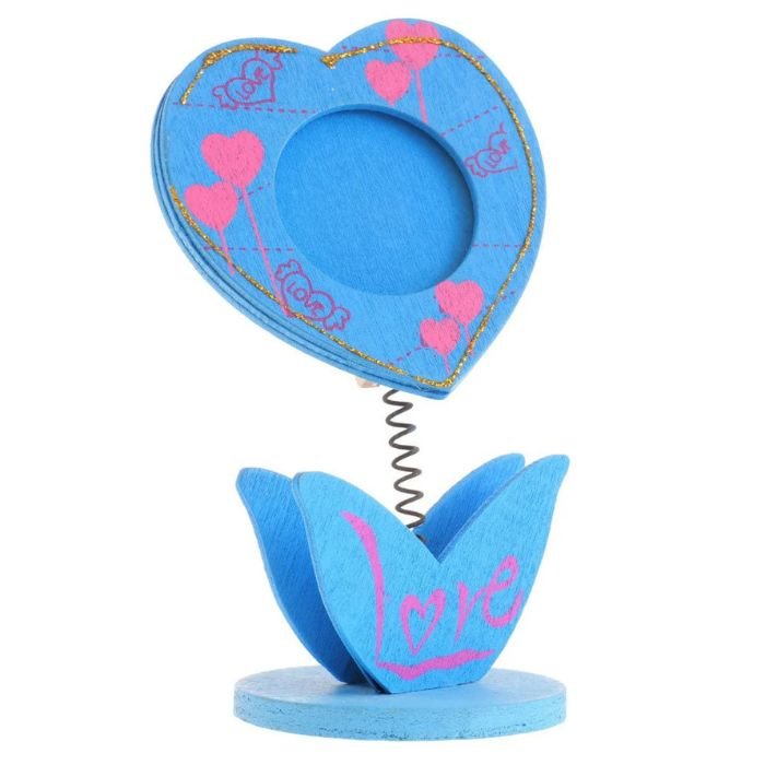 Mini Ramă din Lemn Inimioară Personalizată - Atelier Magic