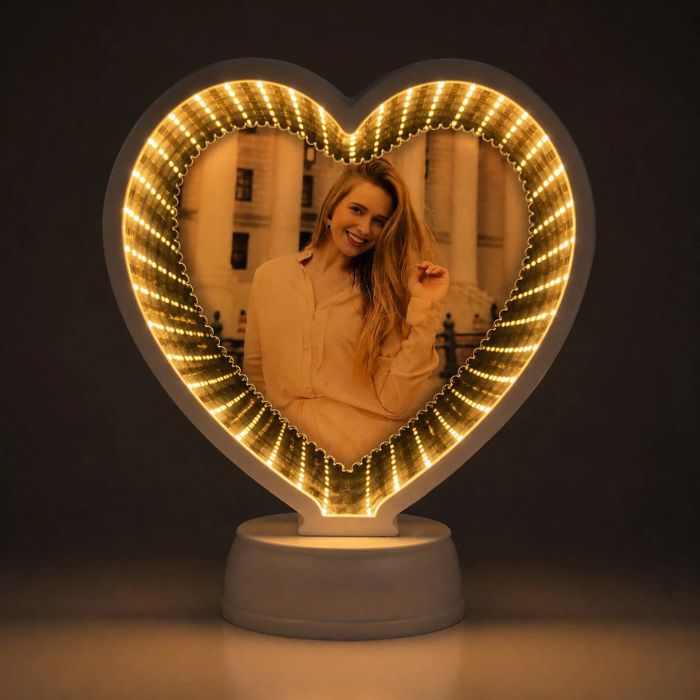 Oglindă Magică în Formă de Inimă Personalizată - Atelier Magic