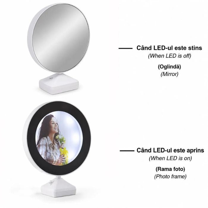 Oglindă Magică Rotundă Personalizată - Atelier Magic