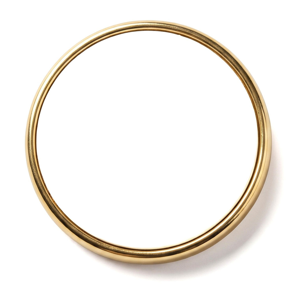 Pin metalic rotund auriu cu suprafață albă pentru personalizare
