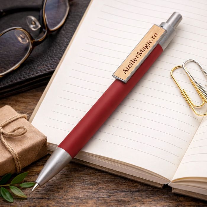 Pix Premium Personalizabil cu Clip din Lemn - Atelier Magic