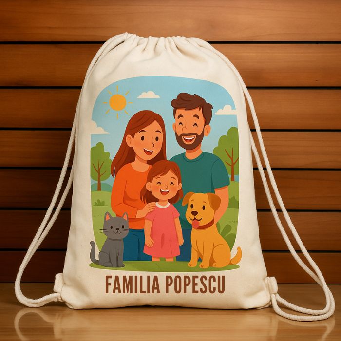Rucsac Canvas Personalizat - Atelier Magic