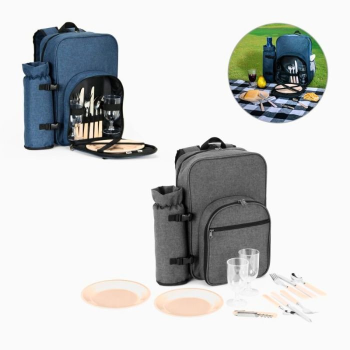 Rucsac Picnic - Set Complet pentru 2 Persoane - Atelier Magic