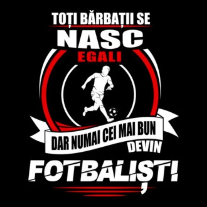 Sacoșă Tote Canvas „Numai Cei Mai Buni Devin Fotbaliști” - Atelier Magic