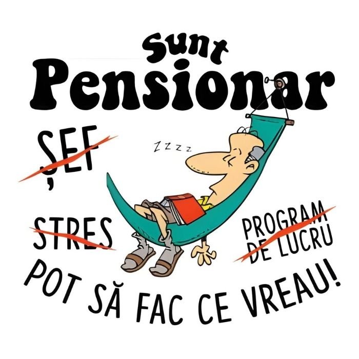 Sacoșă Tote Canvas "Sunt Pensionar" - Atelier Magic