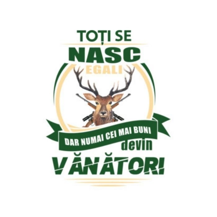Sacoșă Tote „Toți se Nasc Egali, dar Numai cei Mai Buni Devin Vânători” - Atelier Magic