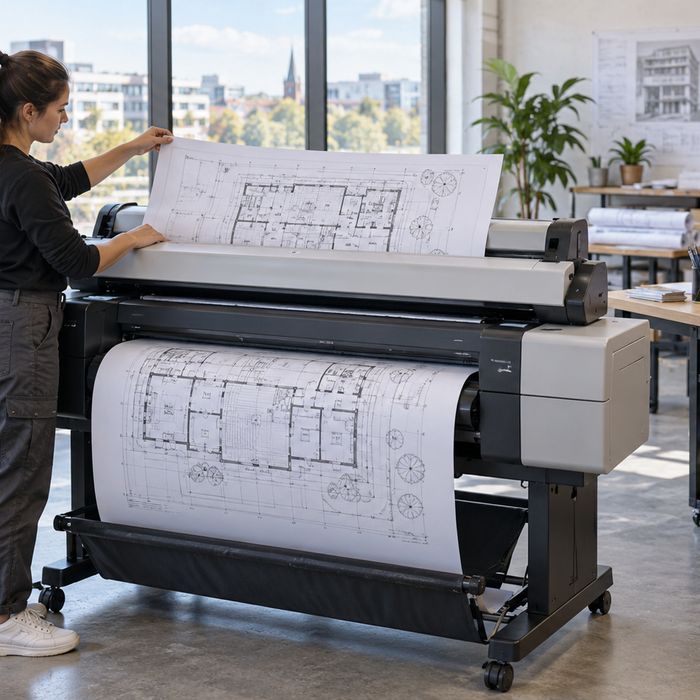 Scanare planuri și documente de mari dimensiuni - Atelier Magic