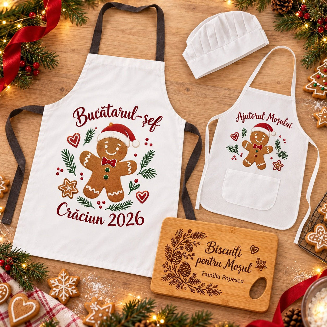Set de Crăciun părinte și copil – Biscuiți pentru Moșul - Atelier Magic