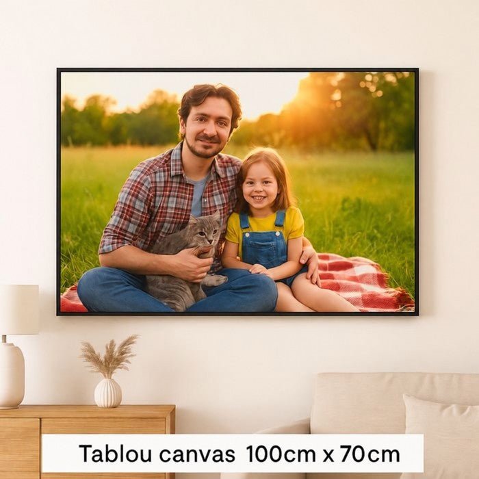 Tablou Canvas Personalizat 100x70 cm - Atelier Magic