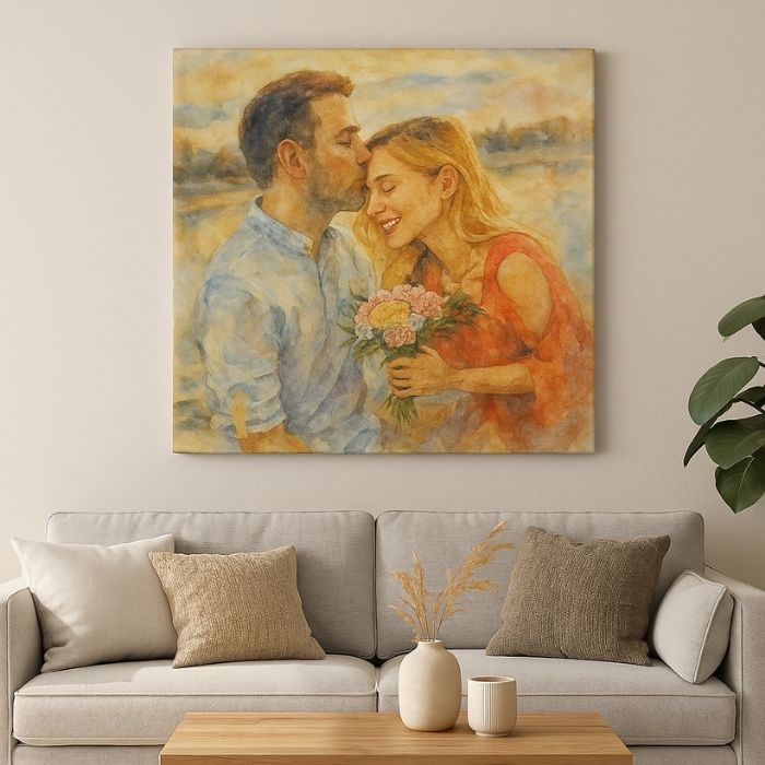 Tablou Canvas Personalizat Aquarela - Atelier Magic