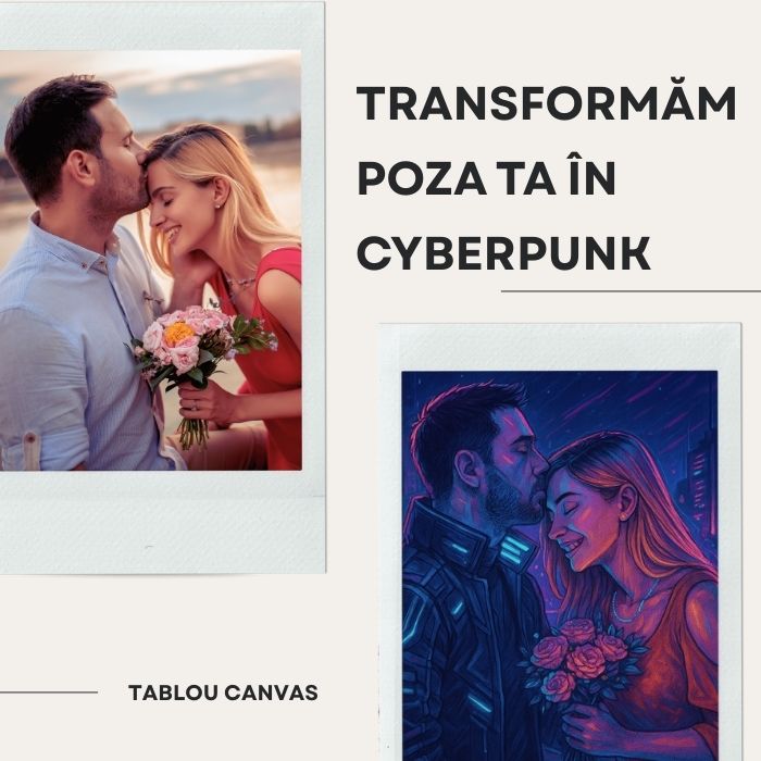 Tablou Canvas Personalizat Cyberpunk - Atelier Magic