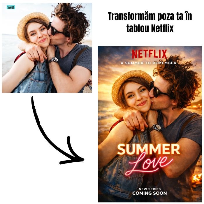 Tablou Canvas Personalizat Netflix - Atelier Magic