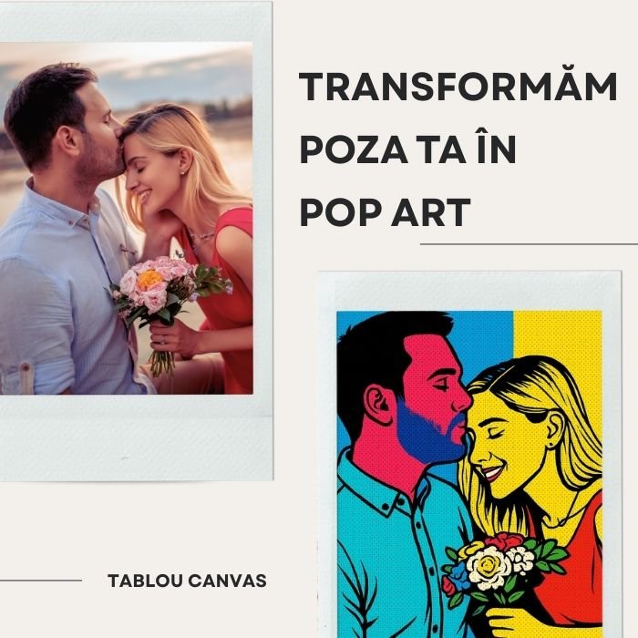 Tablou Canvas Personalizat Pop Art - Atelier Magic