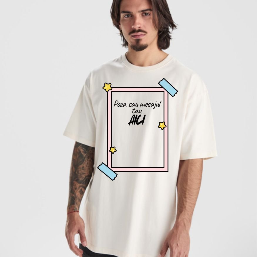 Tricou Oversize Personalizat Premium - Atelier Magic