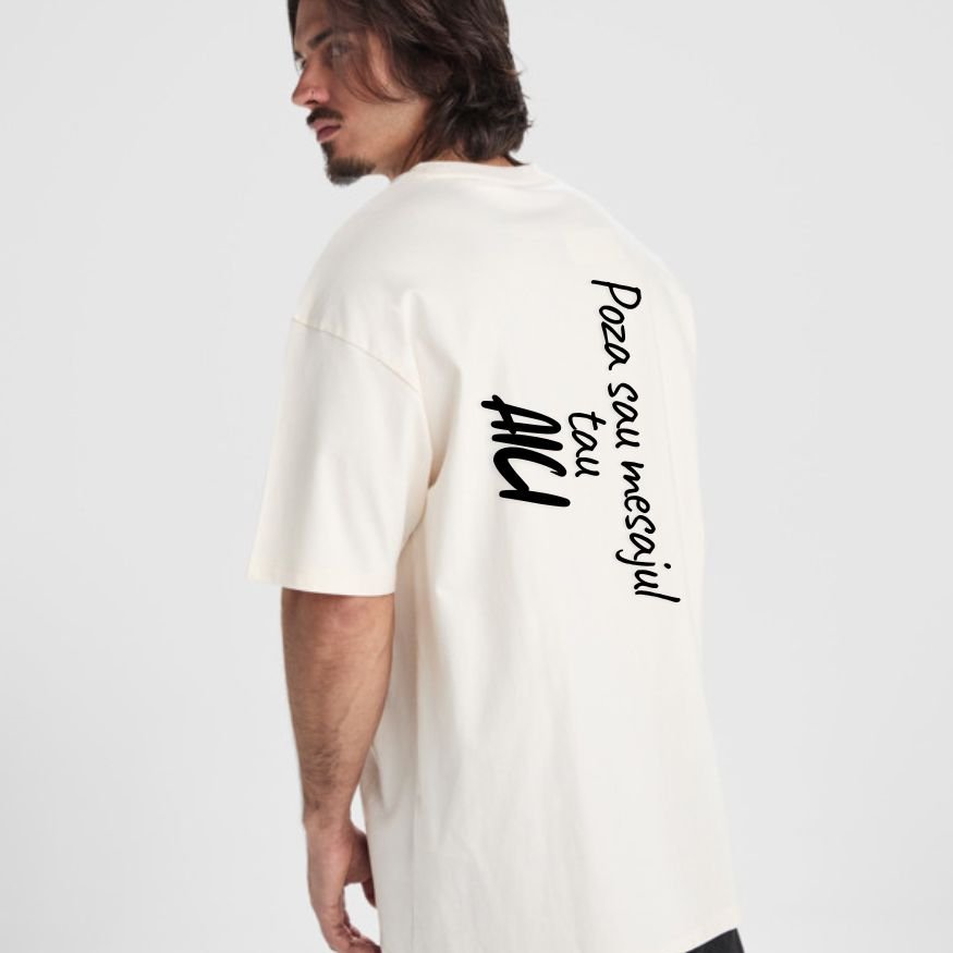 Tricou Oversize Personalizat Premium - Atelier Magic