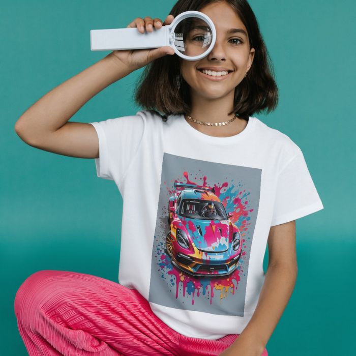 Tricou Personalizat Colorful Car - Atelier Magic