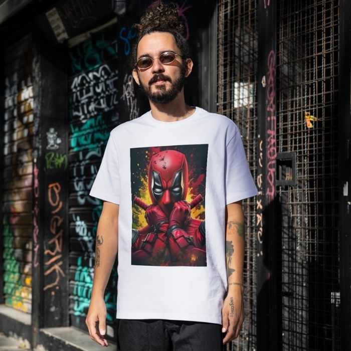 Tricou Personalizat „Deadpool Explosion” - Atelier Magic