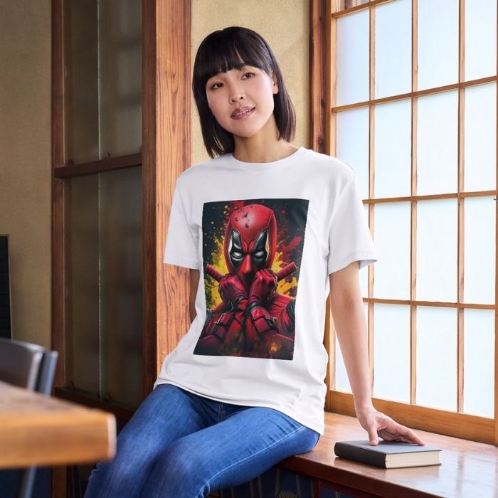 Tricou Personalizat „Deadpool Explosion” - Atelier Magic