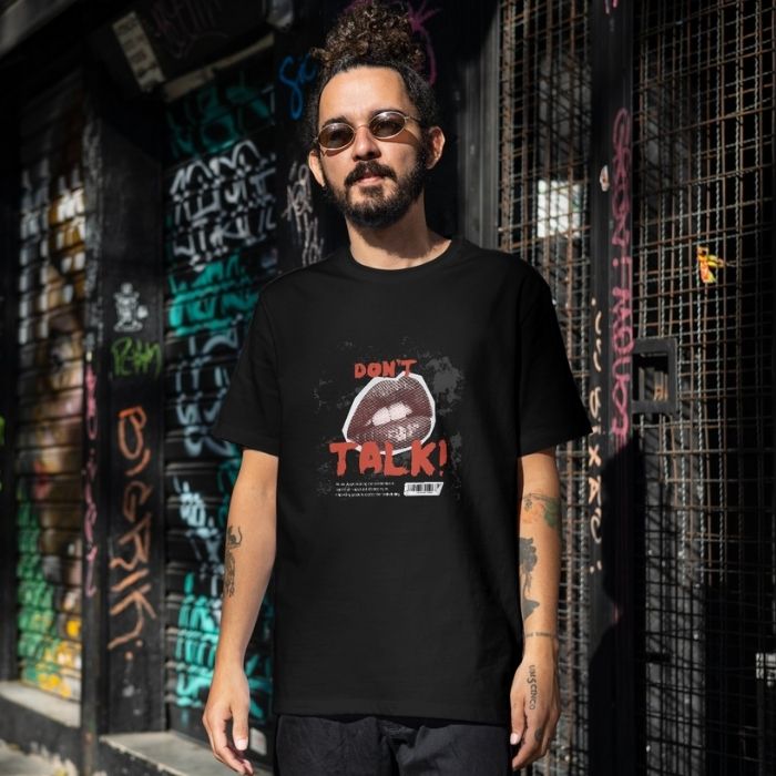Tricou Personalizat „Don`t Talk" - Atelier Magic