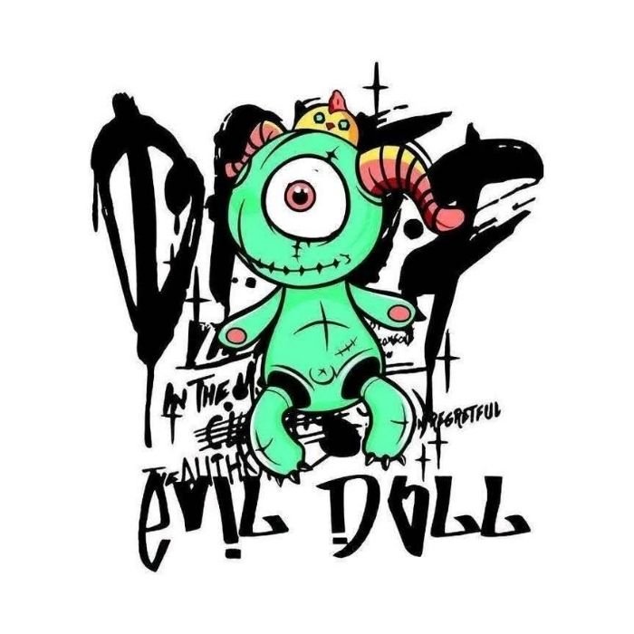 Tricou Personalizat „Evil Doll” - Atelier Magic