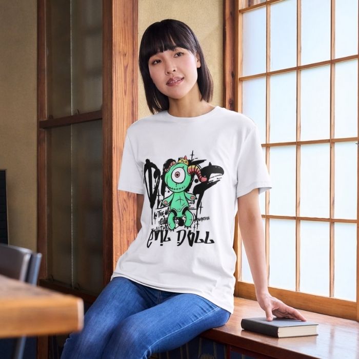 Tricou Personalizat „Evil Doll” - Atelier Magic