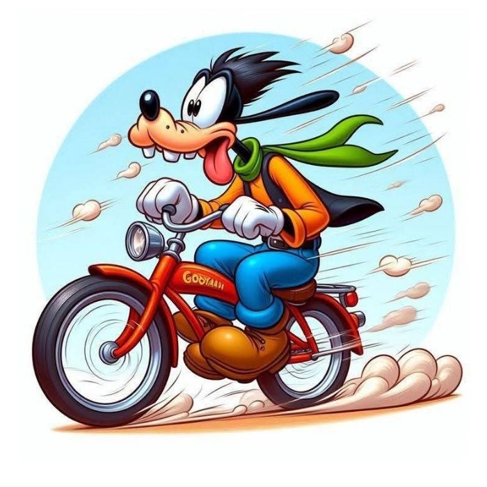 Tricou Personalizat „Goofy Rider” - Atelier Magic