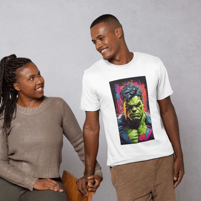 Tricou Personalizat „HULK Neon Rage” - Atelier Magic