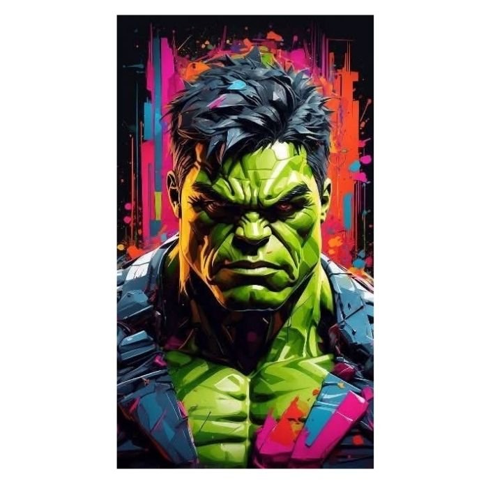 Tricou Personalizat „HULK Neon Rage” - Atelier Magic