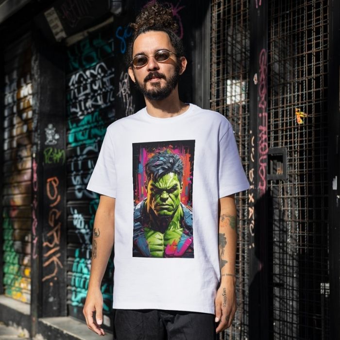 Tricou Personalizat „HULK Neon Rage” - Atelier Magic