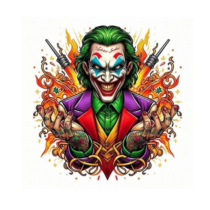 Tricou Personalizat „Joker Art” - Atelier Magic