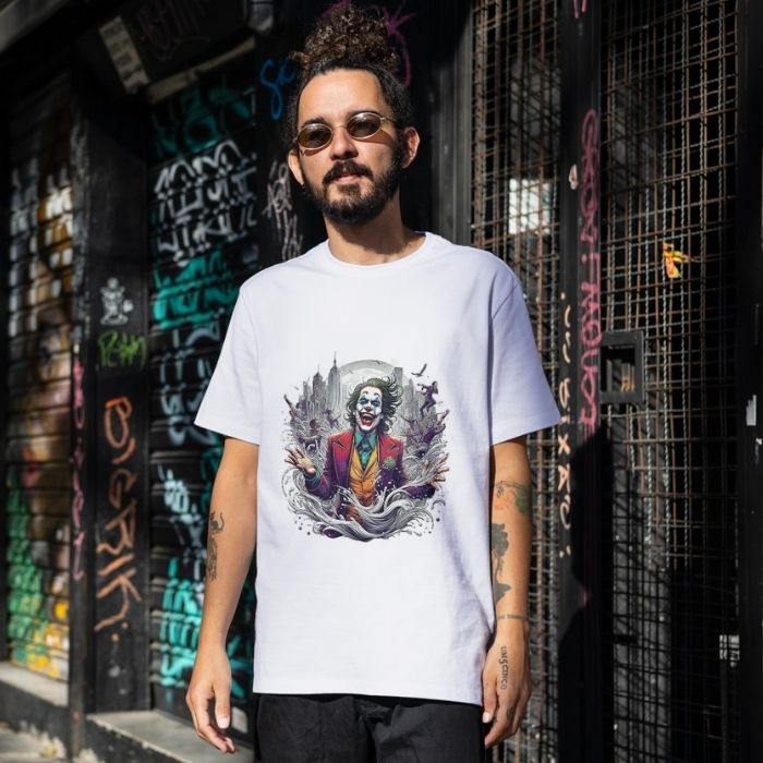Tricou Personalizat „Joker Chaos City” - Atelier Magic