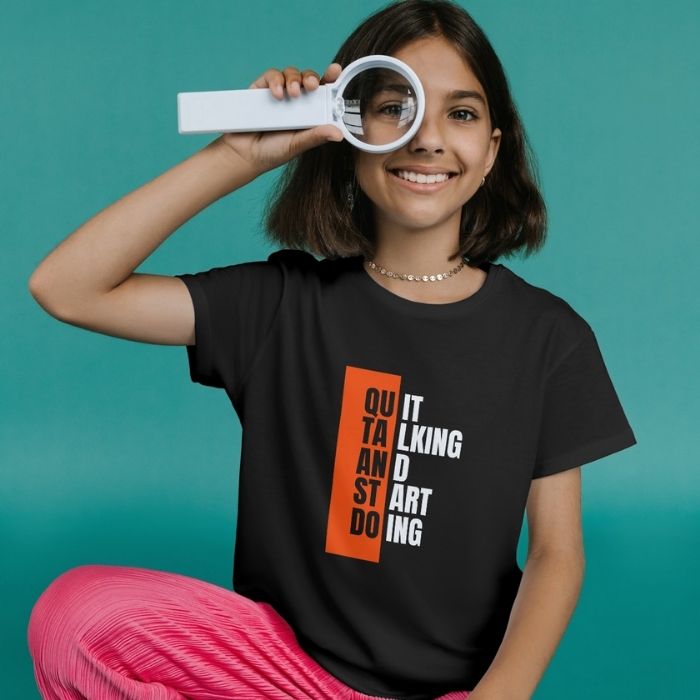 Tricou Personalizat „Quit Talking" - Atelier Magic