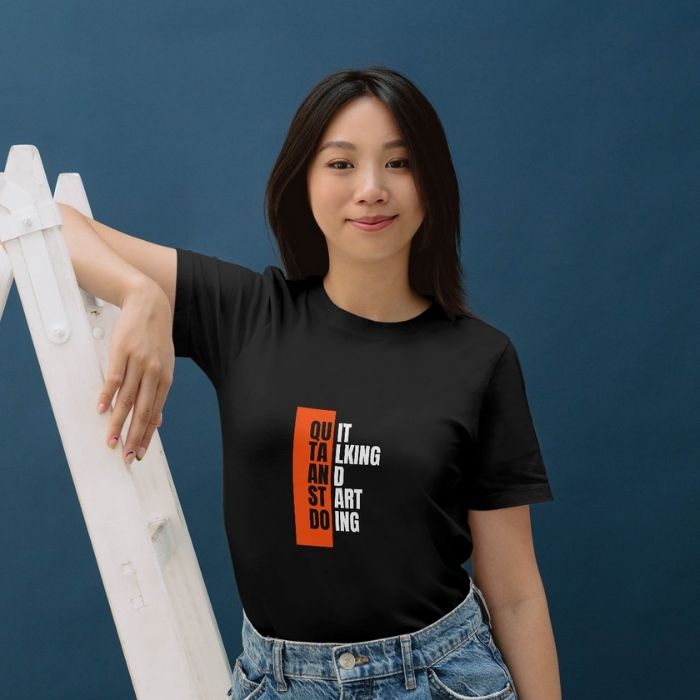 Tricou Personalizat „Quit Talking" - Atelier Magic