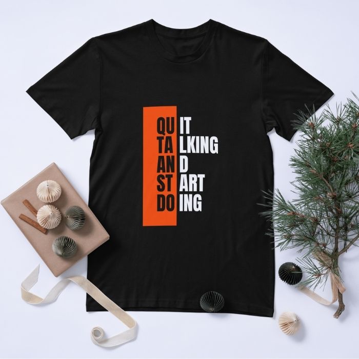Tricou Personalizat „Quit Talking" - Atelier Magic