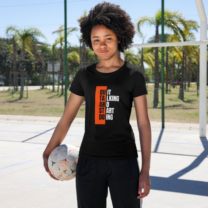 Tricou Personalizat „Quit Talking" - Atelier Magic